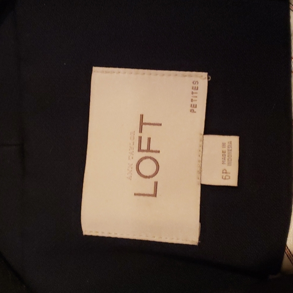 Ann Taylor Loft 6P Navy Blazer - Picture 3 of 11